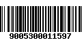 Código de Barras 9005300011597