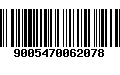 Código de Barras 9005470062078