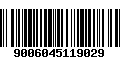 Código de Barras 9006045119029