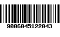 Código de Barras 9006045122043