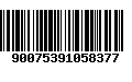 Código de Barras 90075391058377