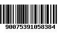 Código de Barras 90075391058384