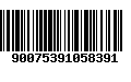 Código de Barras 90075391058391