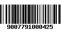 Código de Barras 9007791000425