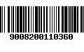 Código de Barras 9008200110360