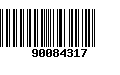 Código de Barras 90084317