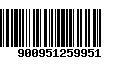 Código de Barras 900951259951