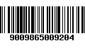 Código de Barras 9009865009204