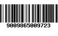 Código de Barras 9009865009723