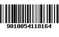 Código de Barras 9010054118164