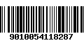 Código de Barras 9010054118287