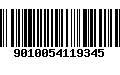 Código de Barras 9010054119345