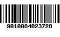 Código de Barras 9010084023728