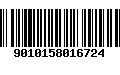 Código de Barras 9010158016724