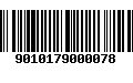 Código de Barras 9010179000078