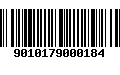 Código de Barras 9010179000184