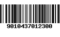 Código de Barras 9010437012300