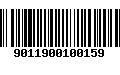 Código de Barras 9011900100159