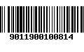 Código de Barras 9011900100814