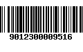 Código de Barras 9012300009516