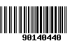 Código de Barras 90140440