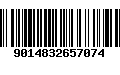Código de Barras 9014832657074