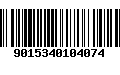 Código de Barras 9015340104074