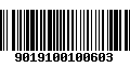 Código de Barras 9019100100603