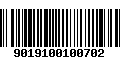 Código de Barras 9019100100702