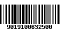 Código de Barras 9019100632500