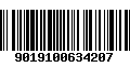 Código de Barras 9019100634207