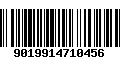 Código de Barras 9019914710456