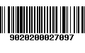 Código de Barras 9020200027097