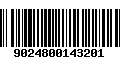 Código de Barras 9024800143201