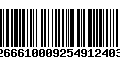 Código de Barras 9026661000925491240326