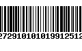 Código de Barras 9027291010101991251208