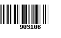 Código de Barras 903106