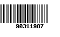 Código de Barras 90311987