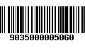 Código de Barras 9035000005060