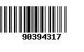 Código de Barras 90394317