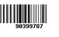 Código de Barras 90399787