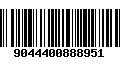 Código de Barras 9044400888951