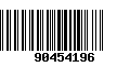 Código de Barras 90454196