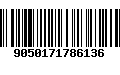 Código de Barras 9050171786136