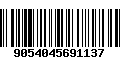 Código de Barras 9054045691137