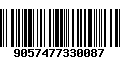 Código de Barras 9057477330087