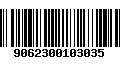 Código de Barras 9062300103035