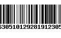 Código de Barras 9063051012928191230523