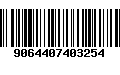 Código de Barras 9064407403254