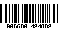 Código de Barras 9066001424802